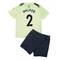 Manchester City Kyle Walker #2 Fußballbekleidung 3rd trikot Kinder 2022-23 Kurzarm (+ kurze hosen)